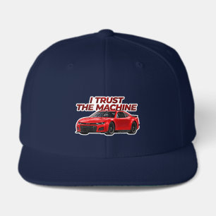 Racing Fan Snapback Cap I Trust the Machine