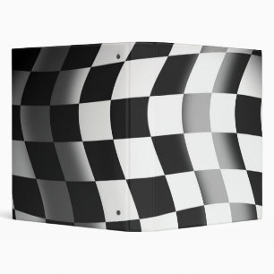 Racing Flag 3 Ring Binder
