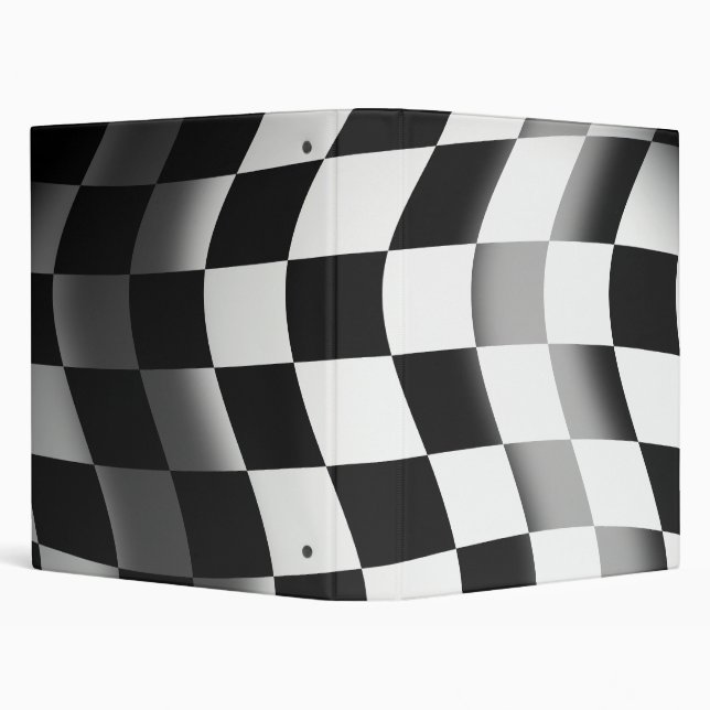 Racing Flag 3 Ring Binder (Background)