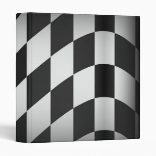 Racing Flag 3 Ring Binder