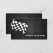 Racing Flag Automotive Business Card (Front/Back)