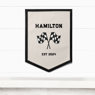 Racing Flag Motor Sport Boys Pennant
