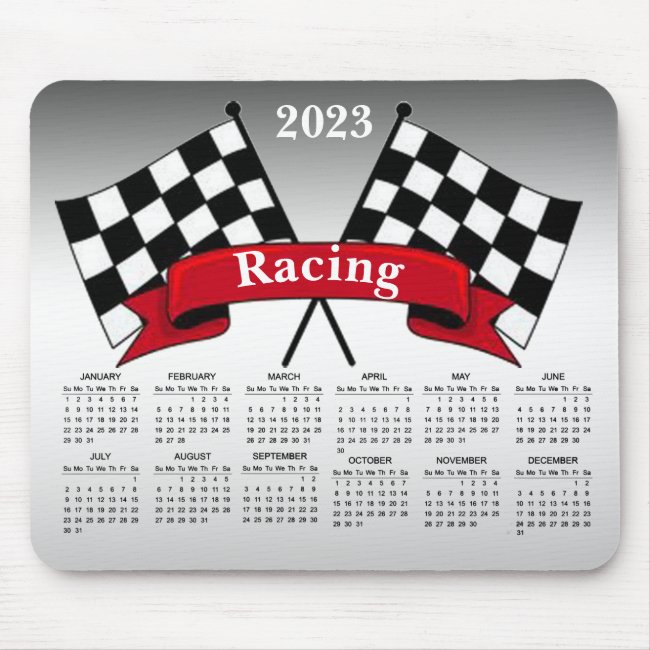 Racing Flags 2023 Calendar Mousepad