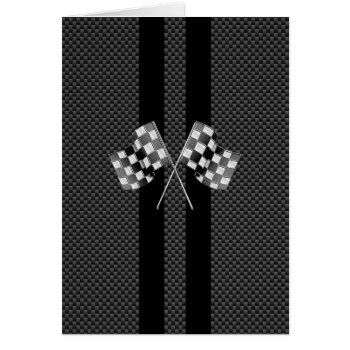 Racing Flags Stripes In Carbon Fiber Style Decor by AmericanStyle at Zazzle