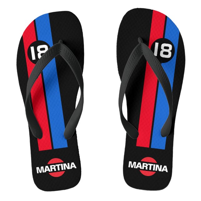 RACING FLIP FLOPS (Footbed)