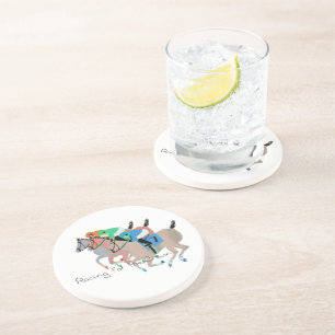 Racing for the Crown Drink Coaster