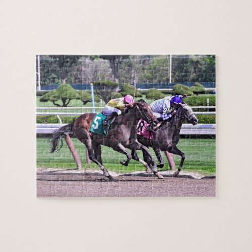 RACING FROM HISTORIC SARATOGA JIGSAW PUZZLE