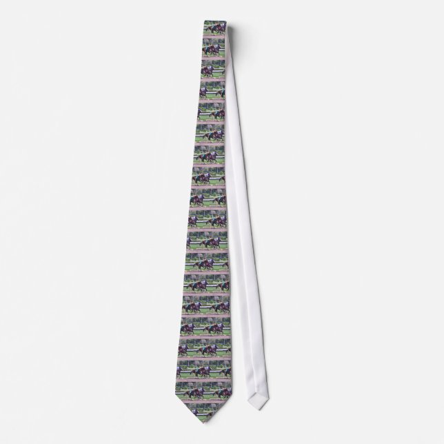 RACING FROM HISTORIC SARATOGA NECK TIE (Front)