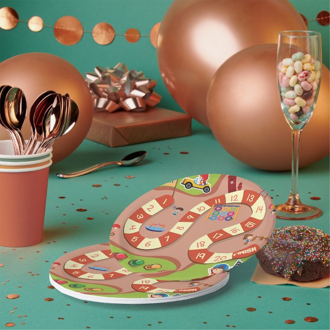 Racing Game Paper Plates (Creator Uploaded)