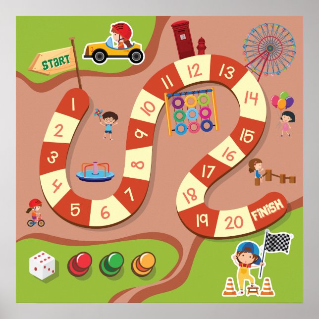 Racing Game Poster (Front)