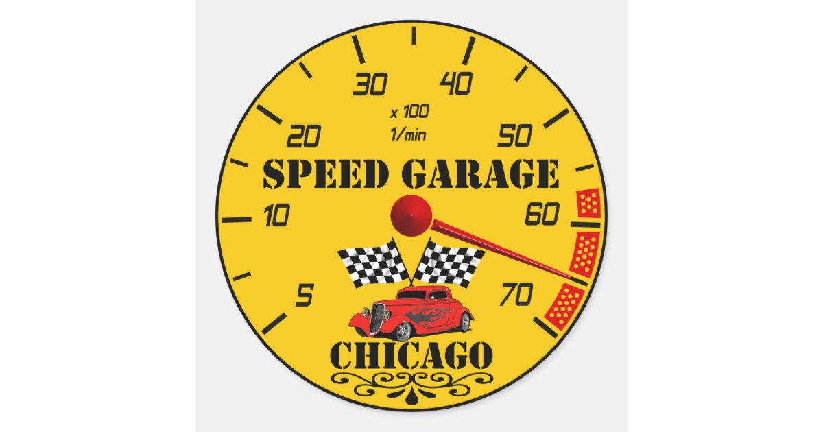 Racing gauges Sticker