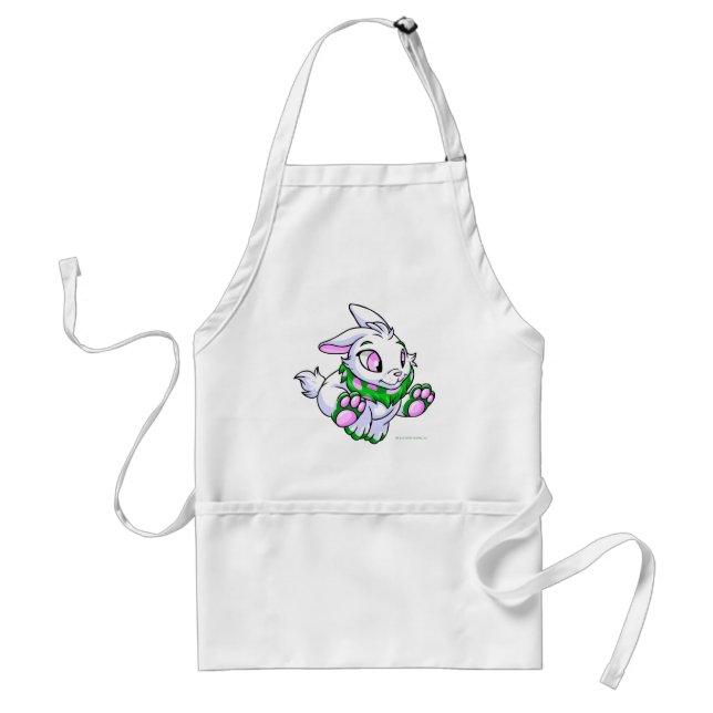 Racing green Cybunny Adult Apron (Front)