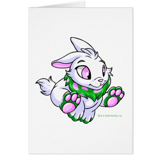 Racing green Cybunny Cards (Front)