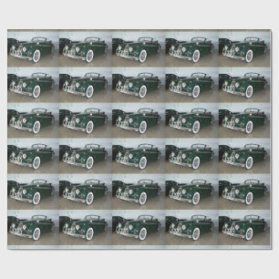 Racing Green Jaguar XK 120 Wrapping Paper