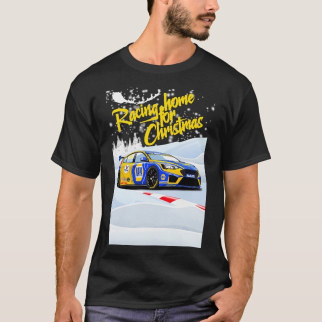 Racing Home For Christmas (Sutton) T-Shirt (Front)