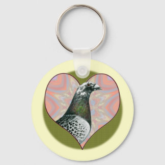 Racing Homer: Heart Keychain