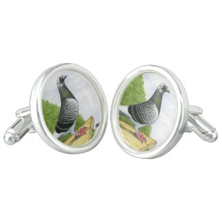 Racing Homer On the Landing Board Cufflinks