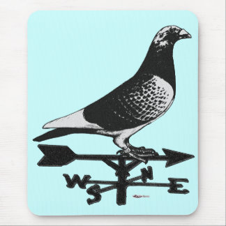 Racing Homer: Weathervane Homer Mouse Pad