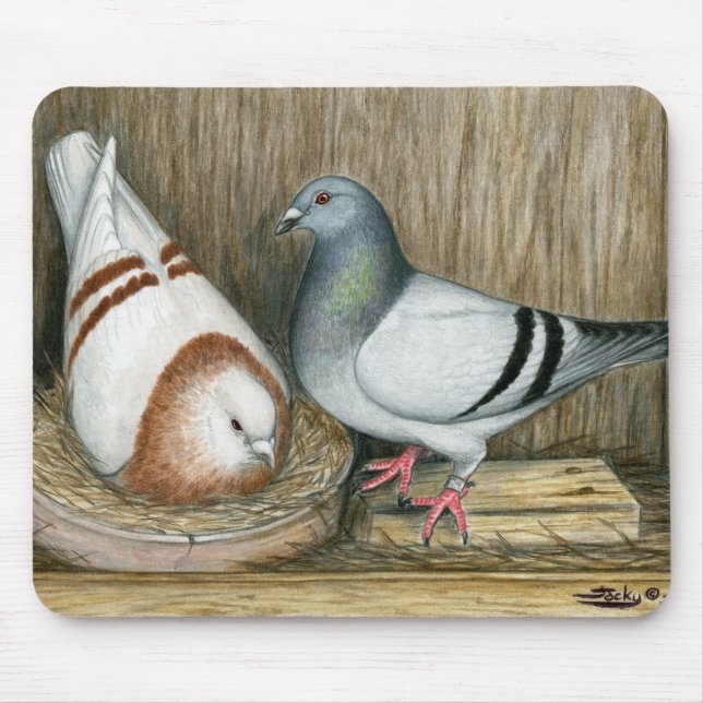 Racing Homers Home Life Mouse Pad (Front)