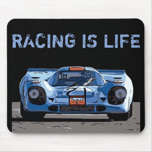 RACING IS LIFE MOUSE PAD