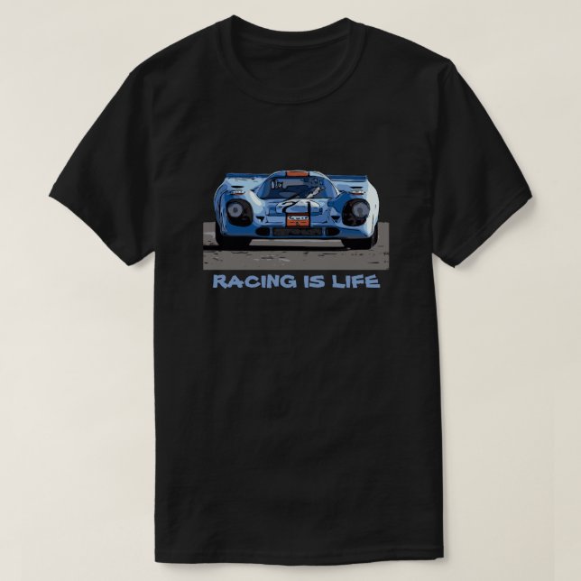RACING IS LIFE T-Shirt (Design Front)