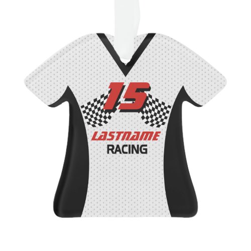 Racing Jersey Photo Keepsake Ornament