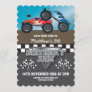 Racing Monster Jam Trucks Personalized Birthday Invitation