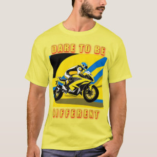 Racing Motorcycle and Rider T-Shirt