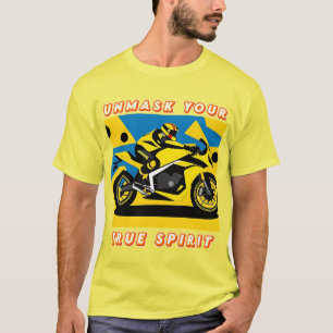 Racing Motorcycle and Rider T-Shirt