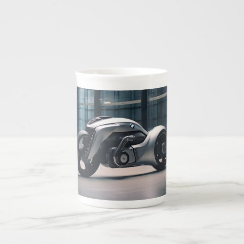 racing motorcycle bone china mug