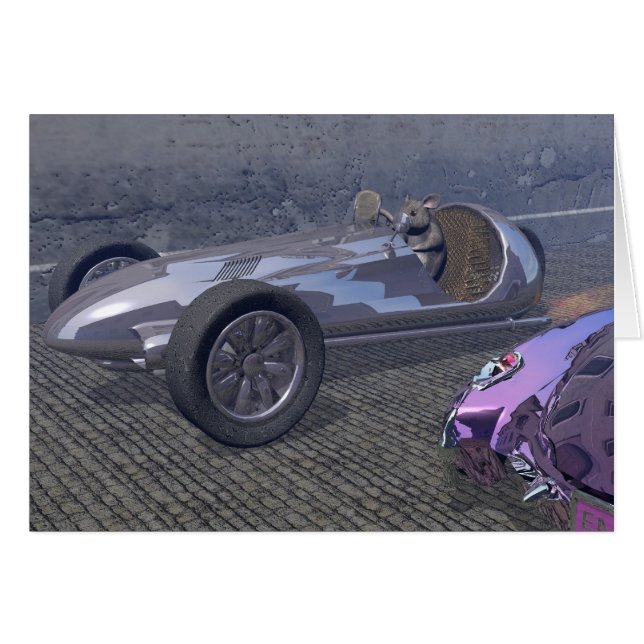 Racing Mouse Cards (Front Horizontal)