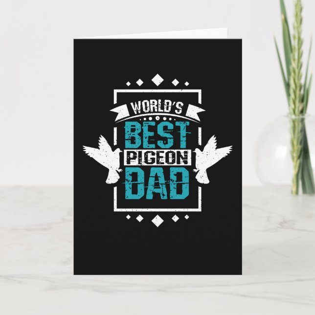 Racing Pigeon Dad Card (Front)