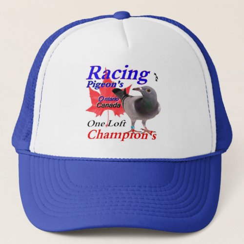Racing Pigeons One Loft Champrons Trucker Hat