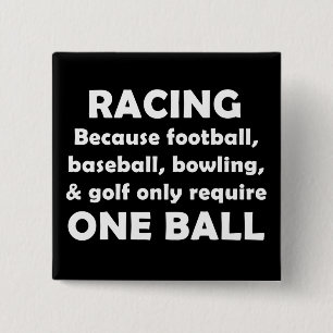 Racing Pinback Button