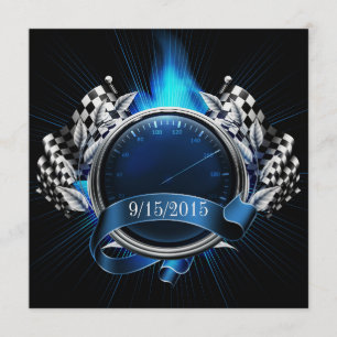 Racing Race Car Event Invitation