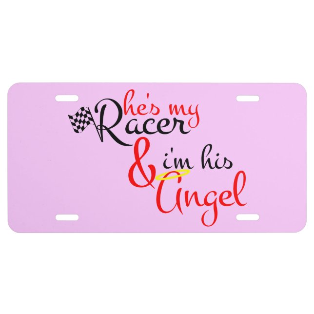 Racing Saying License Plates (Front)