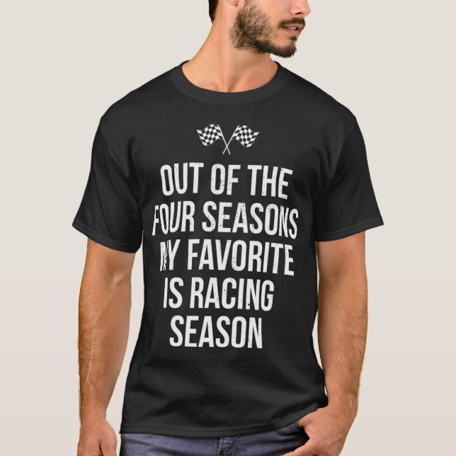 Racing Season Favorite Drag Stock Sprint Race Car  T-Shirt (Front)