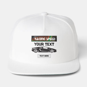 Racing Speed Car Design – Fast Motorsport Performa Snap Back Hat