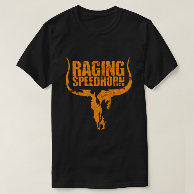 Racing speedhorn band rock metal logo Classic T-Sh T-Shirt (Design Front)