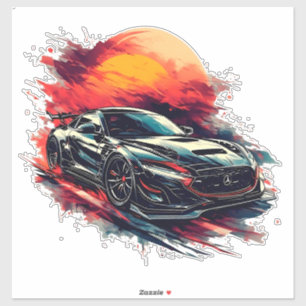 Racing Sports Car Sticker