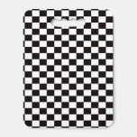 Racing Sports Fan Checkered Flag Black White Seat Cushion at Zazzle