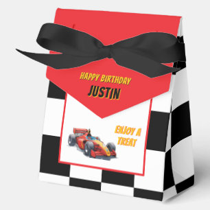 Racing Start Your Engines 4"w x 2"l x 5"h Favor Boxes