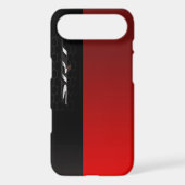 Racing Street Rod Red and Black Case-Mate iPhone Case (Back)