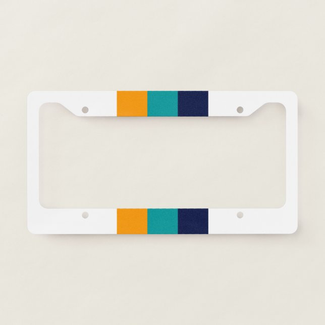 Racing Stripe License Plate Frame (Front)