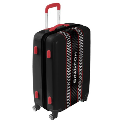 Racing Stripes Design Luggage