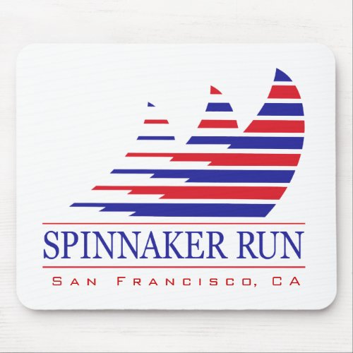 Racing Stripes _Spinnaker Run_San Francisco Mouse Pad