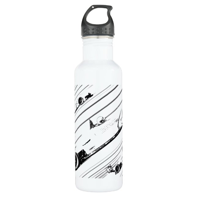 Racing Stripes Water Bottle (Front)