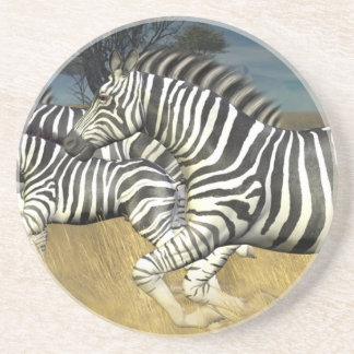Racing Stripes - Zebra Drink Coaster