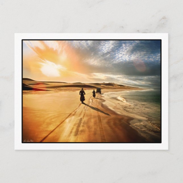 Racing the African tide Postcard (Front)