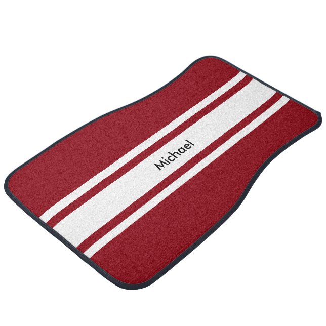 Racing Theme Car Mat (Angled)